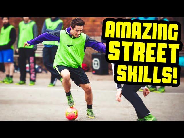 AMAZING Street Football Skills By SkillTwins 