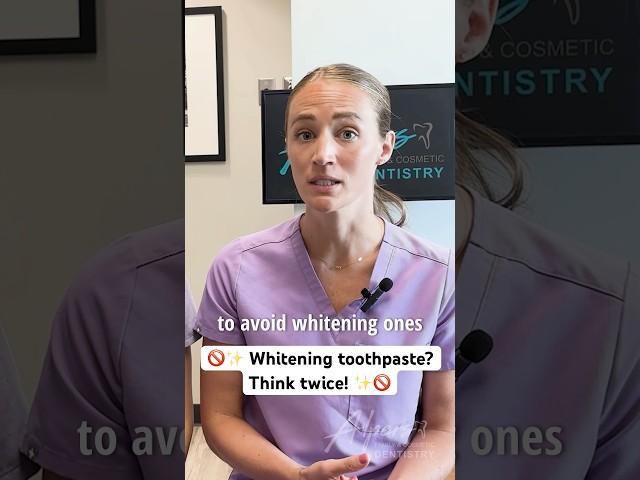 Choose an alternative to whitening toothpaste🪥#healthyteeth #healthytips  #happyteeth #ScottsdaleAZ