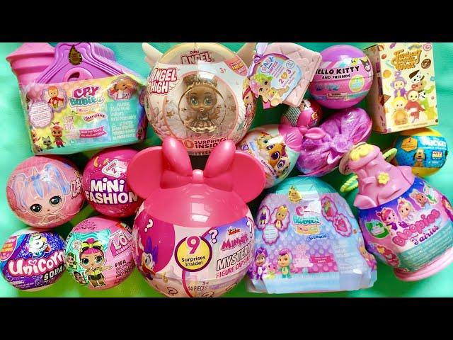 Asmr Minnie Mouse, Baby toys Unboxing Cry Baby, Unicorn Slime satisfying no talking