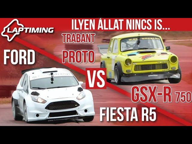 LAPTIMING: Ford Fiesta R5 vs. Trabant Proto GSX-R 750 (ep.126)