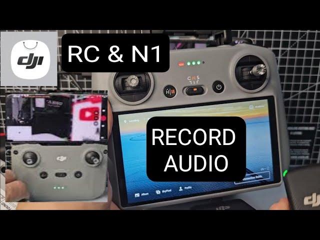 DJI RC & DJRC-N1 Remote Controller , Record Audio- (DJI MIC)