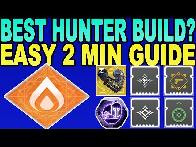 BEST PVE HUNTER BUILD? REGENERATE SUPER FAST!-Destiny 2