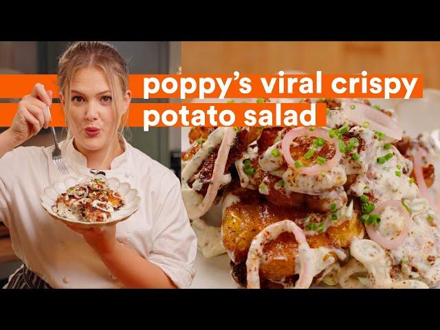 The internet's viral CRISPY potato salad