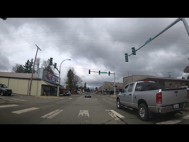 Driving around Forks, Washington