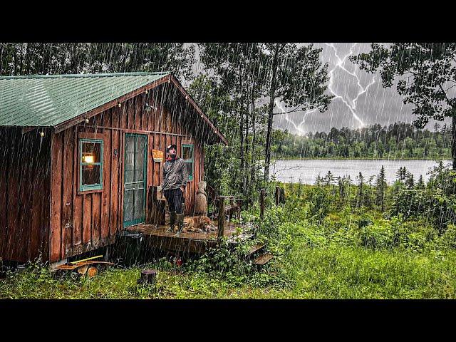 TORNADO NEAR THE CABIN! Braving a Severe Thunderstorm