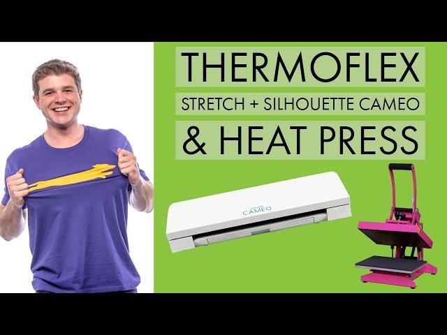 ThermoFlex Stretch HTV  + Silhouette Cameo &  Stahls Hotronix Craft Heat Press