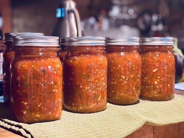 Homemade Garden Fresh Salsa Canning Recipe