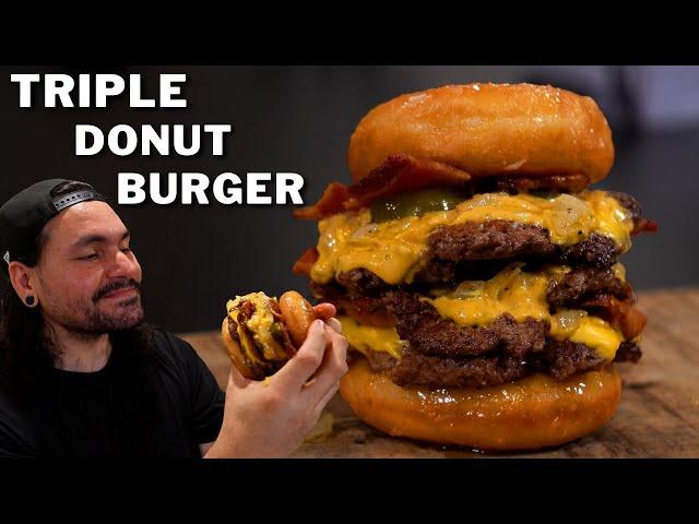 El creador de esta Hamburguesa es un GENIO | Donut Burger | La Capital