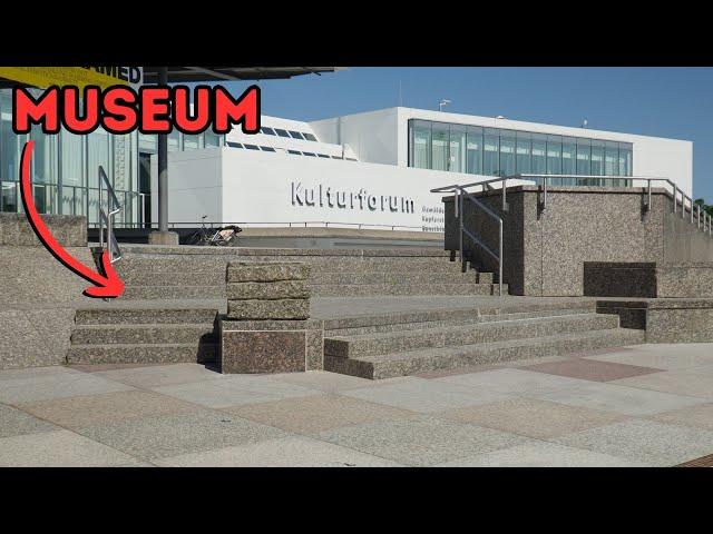 This Museum Lets You Skateboard! Kulturforum | Berlin Street Skating