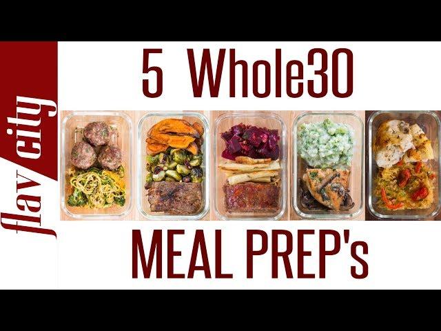 5 Whole30 Meal Prep Recipes - The Ultimate Clean Eating Diet