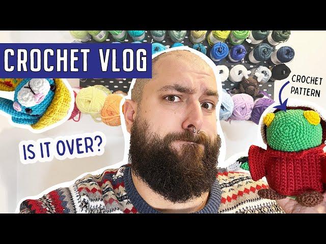 IS THIS THE END OF MY YOUTUBE CHANNEL? Designing Cute crochet amigurumi - Crochet vlog 16