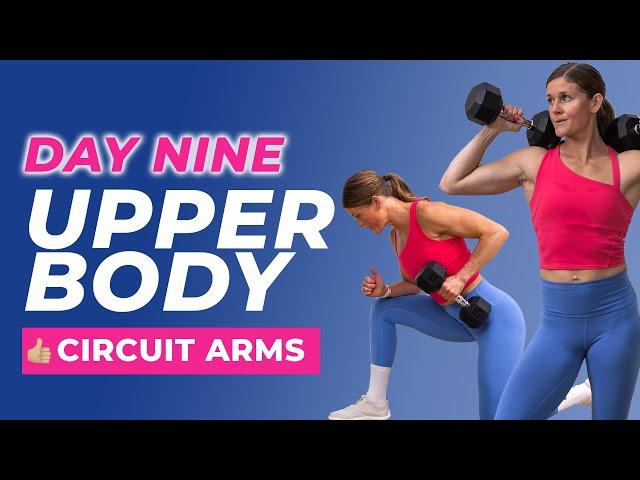 New Year Challenge Day 9: 20-Minute Dumbbell Arm Workout (All Strength)