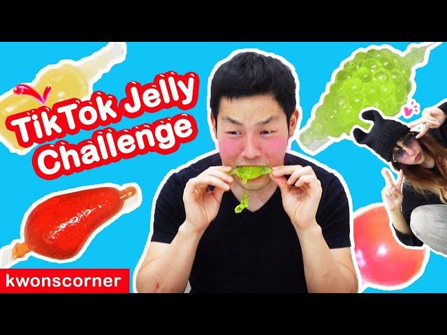 Korean TikTok Jelly Challenge (feat. Sarah) | 틱톡 젤리