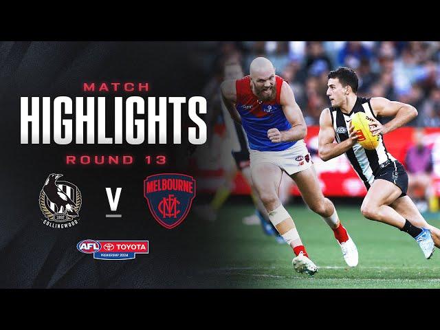 Collingwood v Melbourne Highlights | Round 13, 2024 | AFL