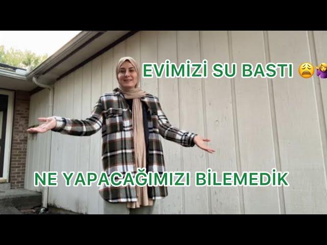 EVİMİZİ SU BASTI  KAZAN PATLADI ŞOK OLDUK   ACİL TAMİRCİ ÇAĞIRDIK | GÜNLÜK VLOG