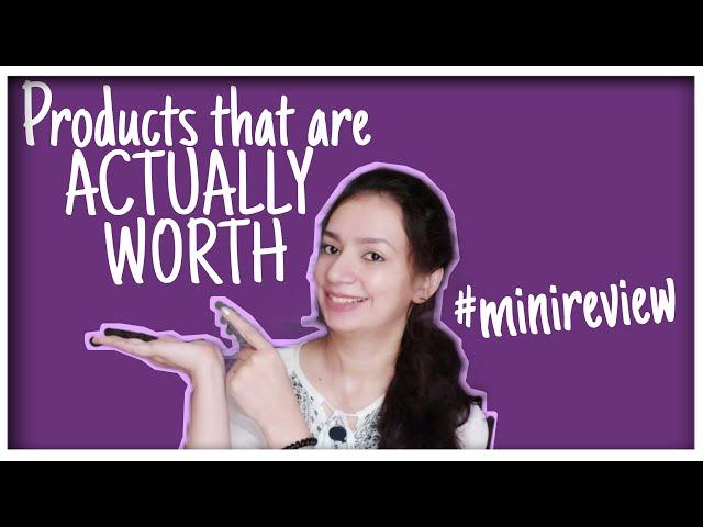 Products that are ACTUALLY WORTH #minireview #productrecommendation || Glad To Share