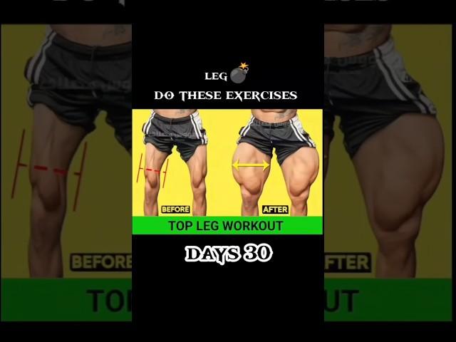 Top 3, Leg Workout|At Home| Days 30!#musclebuilding#shortvideo#phonk#tranding1#legworkout#gymworkout