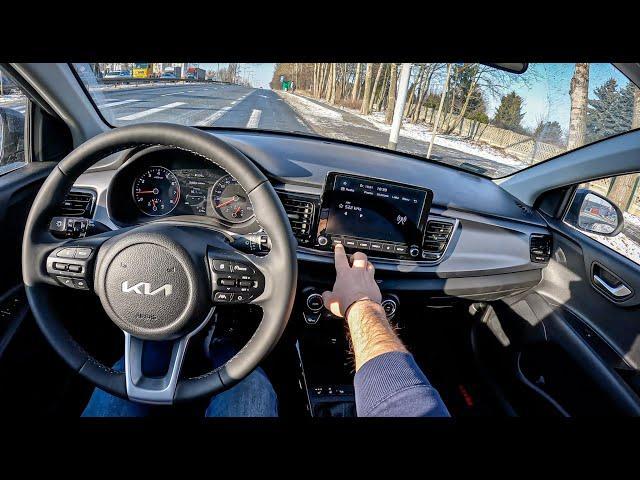 2022 Kia Rio [1.2 MPI 84HP] | POV Test Drive #1099 Joe Black