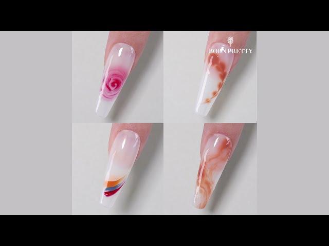 Four Easy Ways To Use Blooming Gel/Watercolor Gel I BORN PRETTY