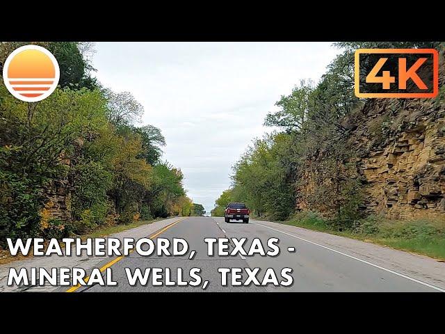 Weatherford, Texas to Mineral Wells, Texas! Drive with me on a Texas highway!