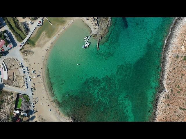 Stavros Beach in Crete | Griechenland aus der Luft