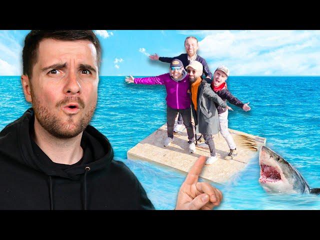 WE BUILT A RAFT (and we got caught by a storm !)