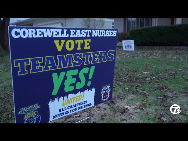 Corewell Health nurses in Metro Detroit vote yes to join Teamsters Union