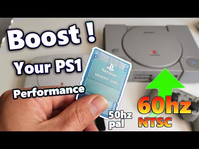 Boost ! your PAL PlayStation console to run games in NTSC 60hz with FreePSXboot Soft Mod