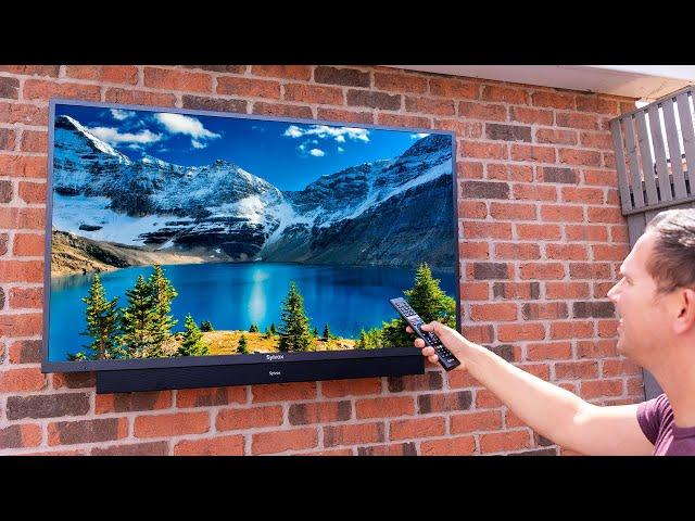 Insane Outdoor TV Setup! - Sylvox 55"  Pool Pro Review