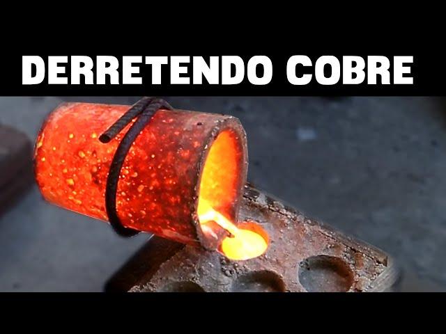 COPPER FOUNDRY AT HOME | COPPER AND ALUMINUM ENGINE FOUNDRY