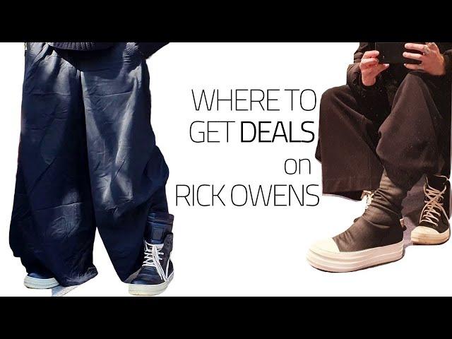 Where to get Rick Owens deals