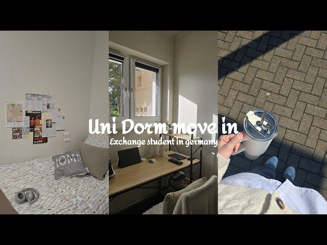 Uni dorm move-in Vlog ~  Moving to Germany  Engineering Student