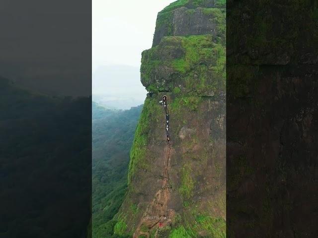 Harihar Fort | Drone shot #shorts