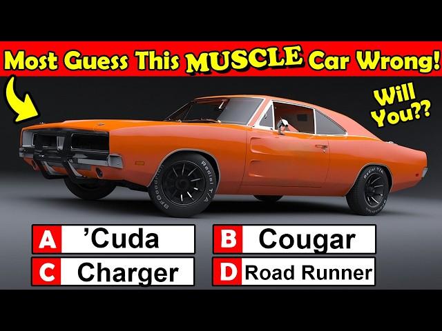 Guess 20 American Pony & Muscle Cars! How Many Will You Know?