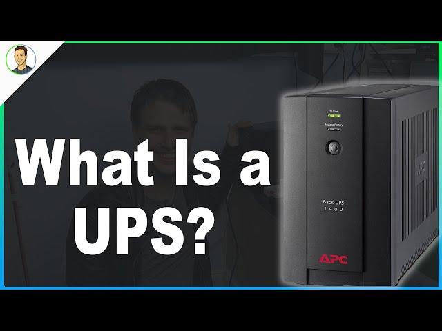 What is a UPS - looking at the APC BX1400VA Uninterruptible power supply