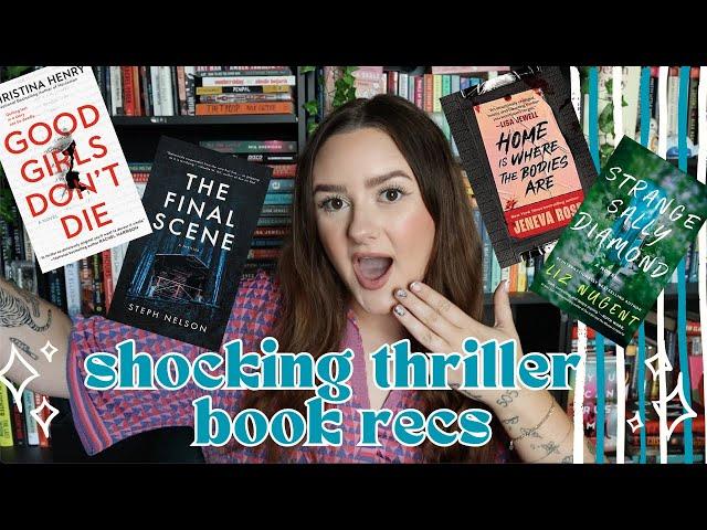 SHOCKING thriller book recommendations 2024 | get out of a slump with these twisty thriller recs!