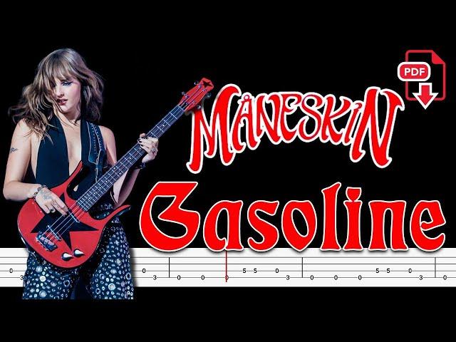 Måneskin - GASOLINE (Bass Tabs | Notation) @ChamisBass #maneskinbass #chamisbass