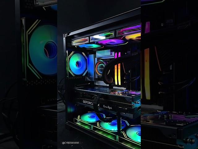 PALIT GAMEROCK RTX 4080 | LIANLI GALAHAD 360 #pc #pcbuild #lianli #galahad360 #palit #gamerock #tech