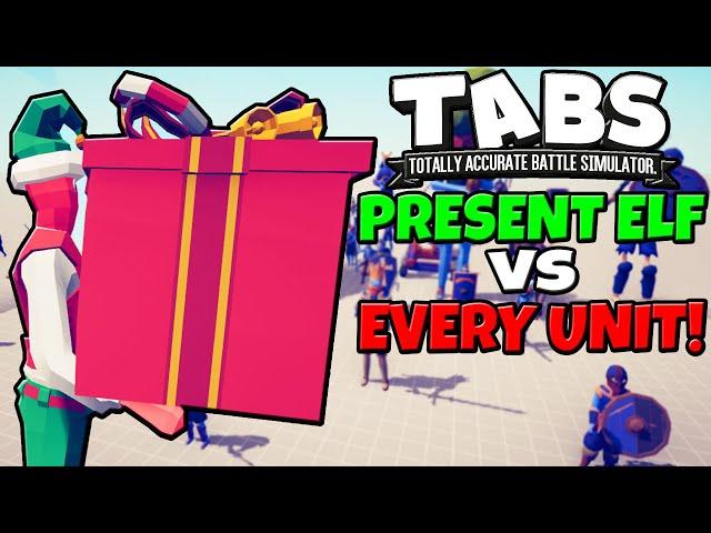 TABS Present Elf vs EVERY UNIT! - Totally Accurate Battle Simulator: New Update