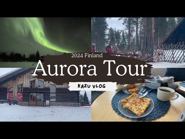 Finland Vlog Day1 | aurora hunting tour | Santa Claus Village | girl's trip | nordix coffee |Tips