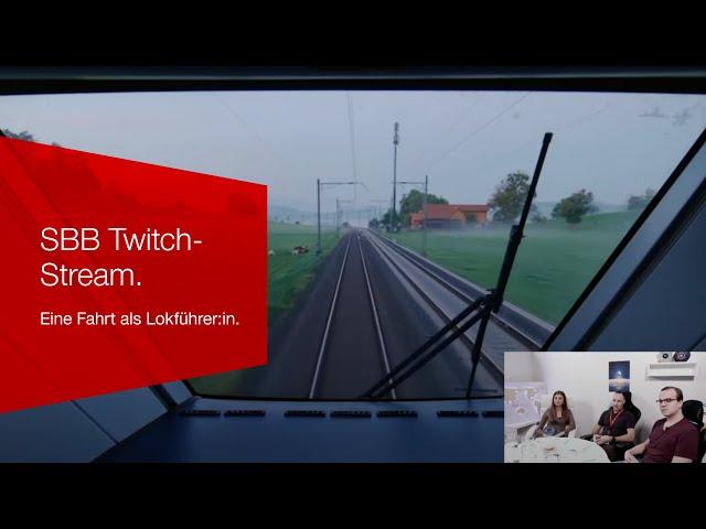 Twitch-Stream: Eine Schicht als SBB Lokführer:in von Zürich nach Genf und retour