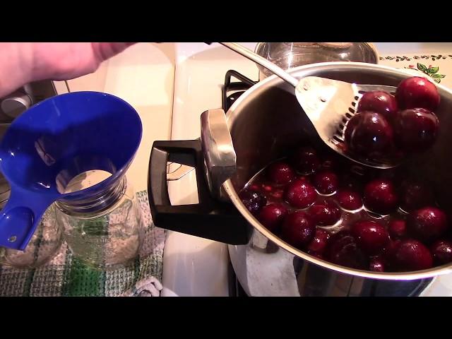 Making Pickled Plums