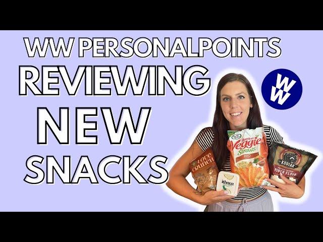 HEALTHY SNACK REVIEW | Trying New Healthy Snack Suggestions | WW PersonalPoints/Calories