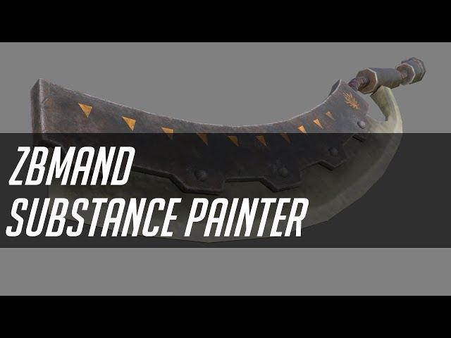 Substance painter with zbmand #7_monster hunter