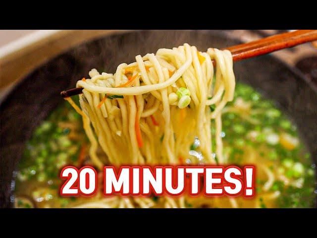 20 Minute Korean Chicken Noodle Soup That Will Change Your LIFE! l Dak Kalguksu