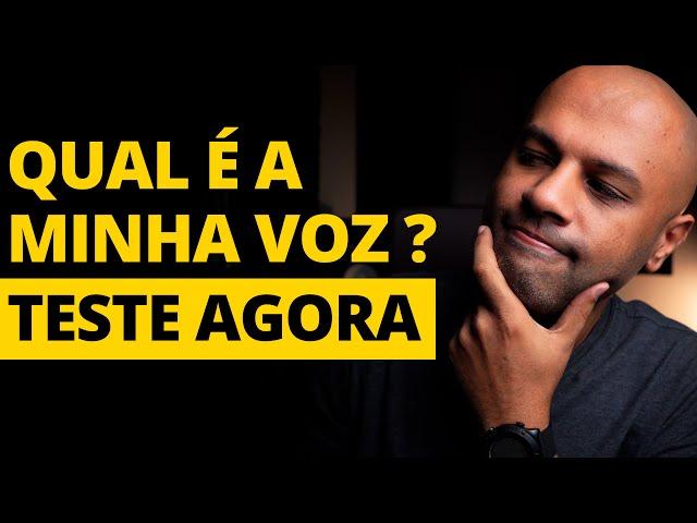 Classificação Vocal (FAÇA O TESTE) Descubra o seu tom!