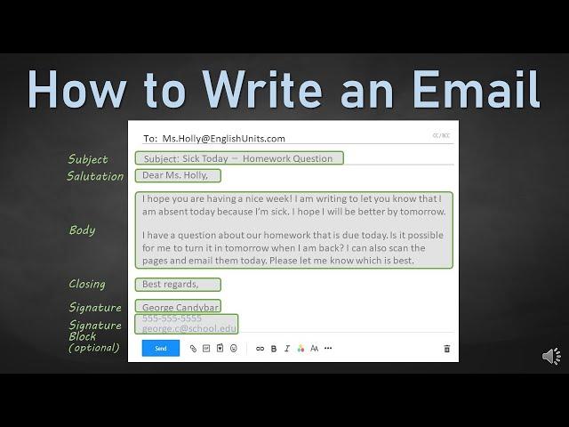 How to Write an Email