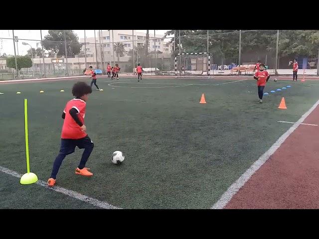 Passing drill for kids U8-U9