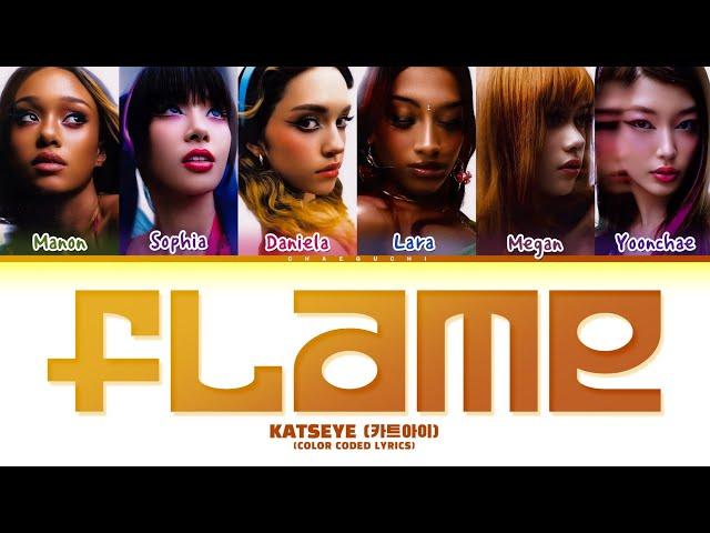 KATSEYE 'Flame' (Jentry Chau vs The Underworld OST) Lyrics (Color Coded Lyrics)