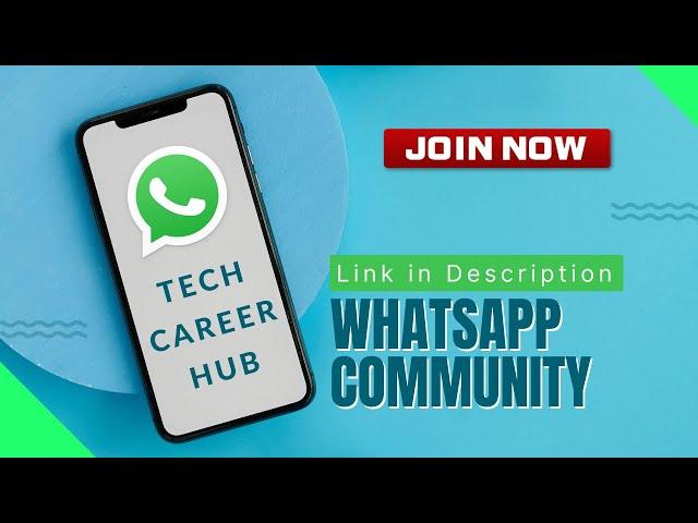 Join Tech Career WhatsApp Community by StudyGyaan